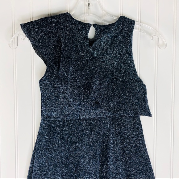 ZARA Girls Sleeveless Round Neck Sparkly Dress. Item# 0101 - Picture 5 of 6